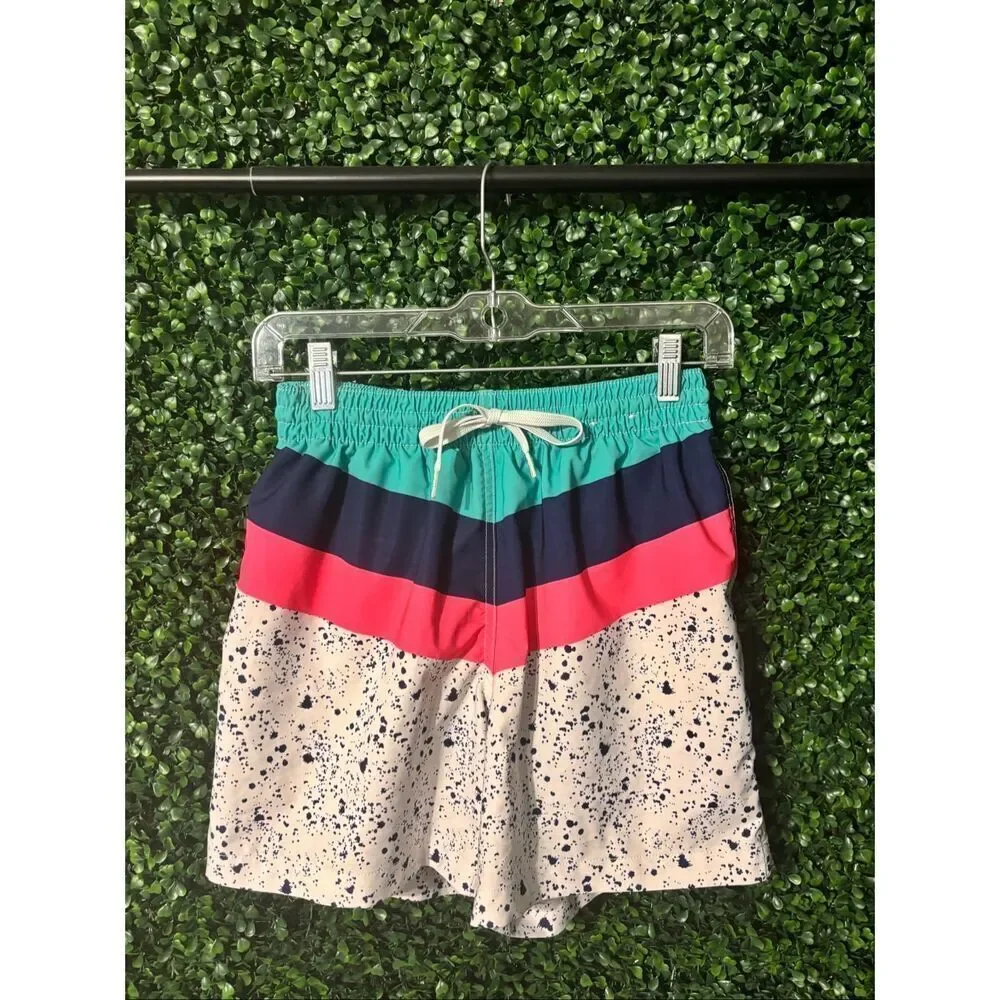 Chubbies Mens Printed 5.5” Lined Swim Trunks Size Small